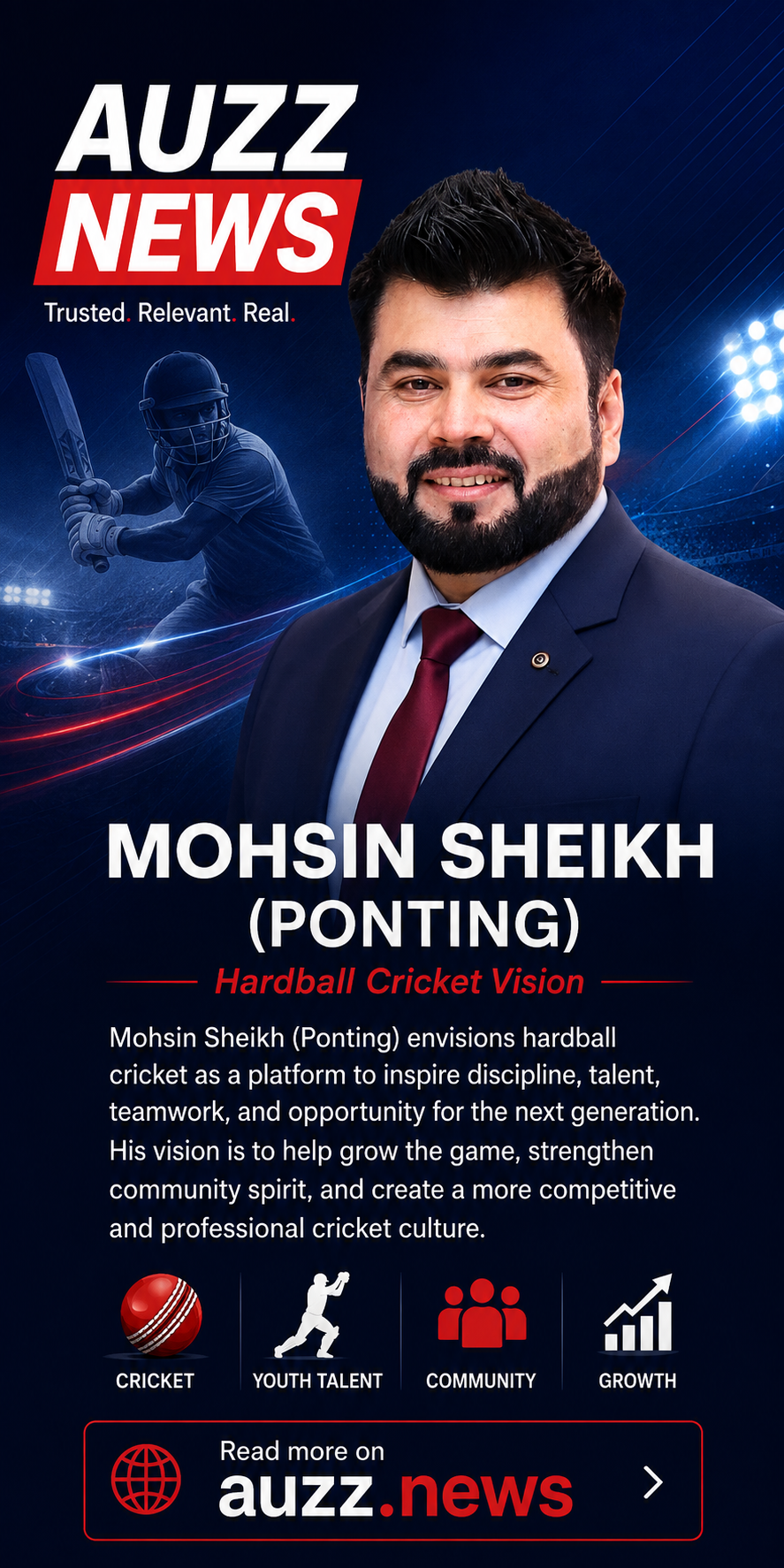 Mohsin Sheikh (Ponting) — Hardball Cricket Vision